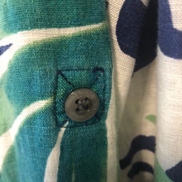 Tommy Bahama L/S Floral Linen Shirt - Picture 5 of 7